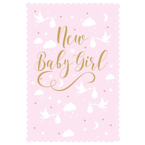 Picture of NEW BABY GIRL CARD